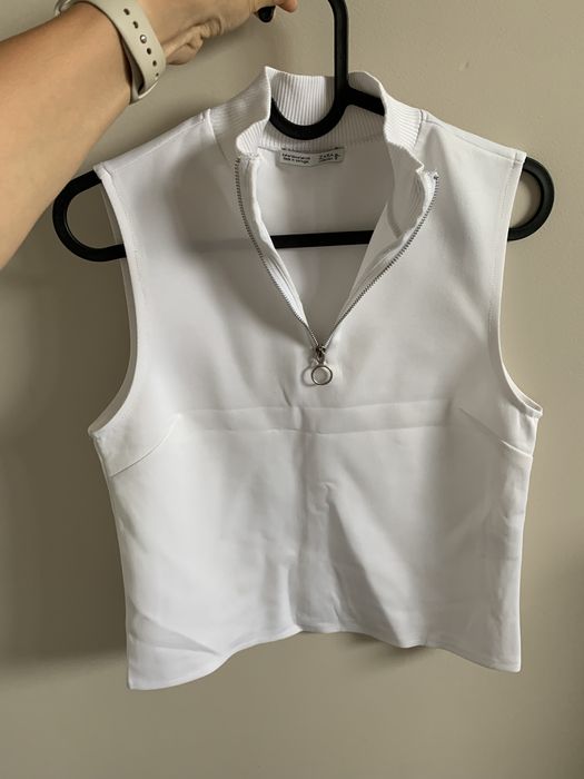 Top biały damski zara xs/s