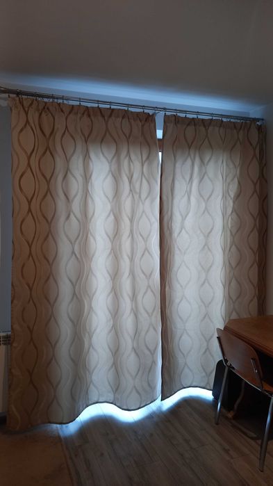 Zasłony zaciemniające 2 sztuki - beżowe