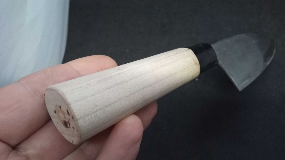 Nóż japoński みかしは Mikashiwa deba stal weglowa