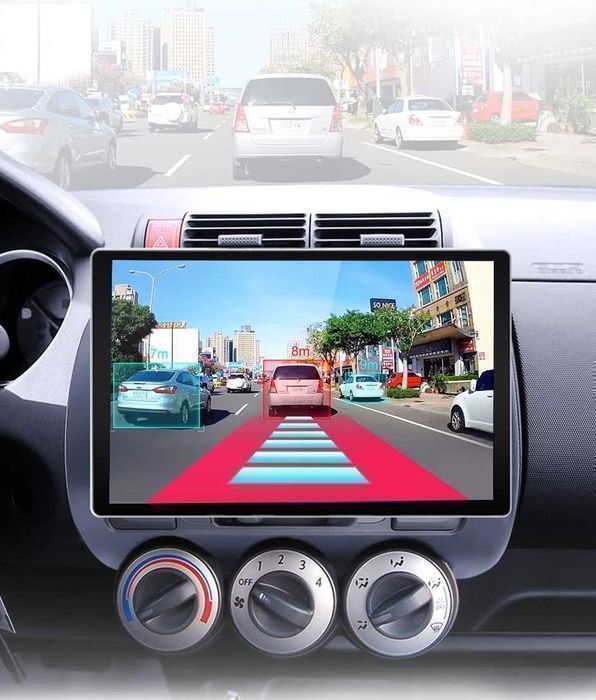 Radio nawigacja Honda Fit Jazz City 2002 - 2007 Android Auto CarPlay