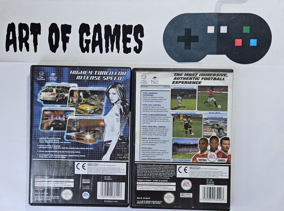 Need for Speed Underground Game Cube GameCube Komplet 3xA Fifa 2003