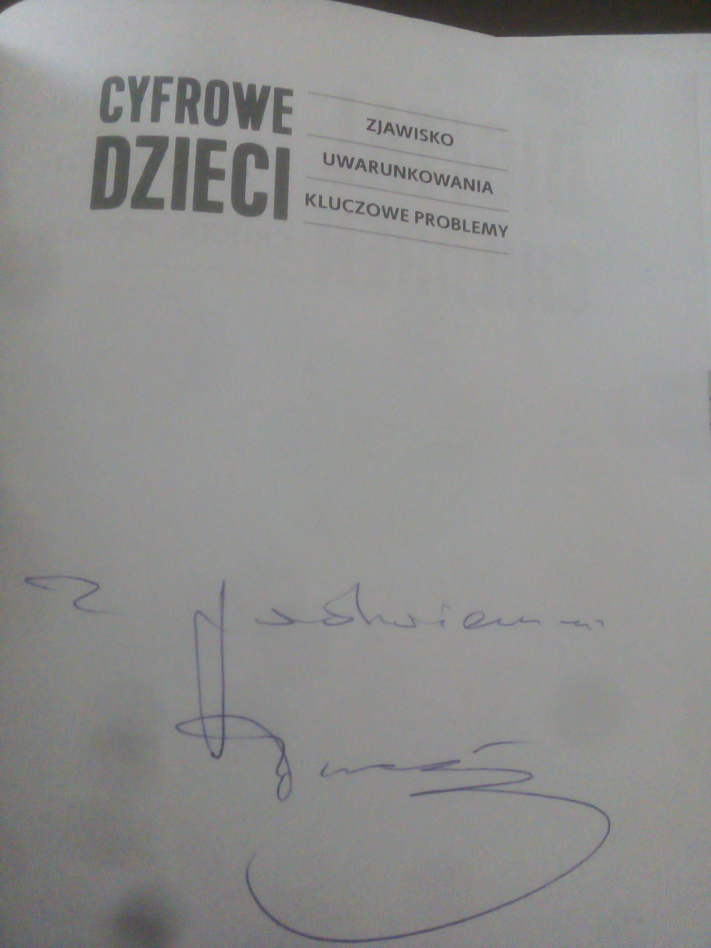 Cyfrowe dzieci  z autografem