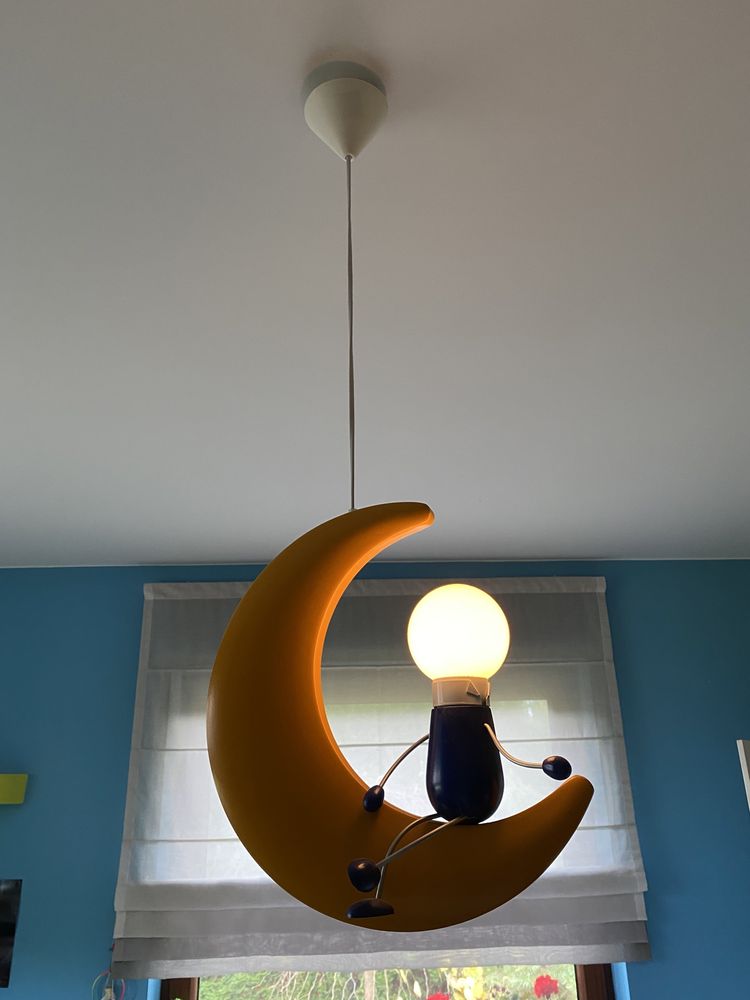 Lampa fantazyjna do pokoju dziecięcego - recznie malowana