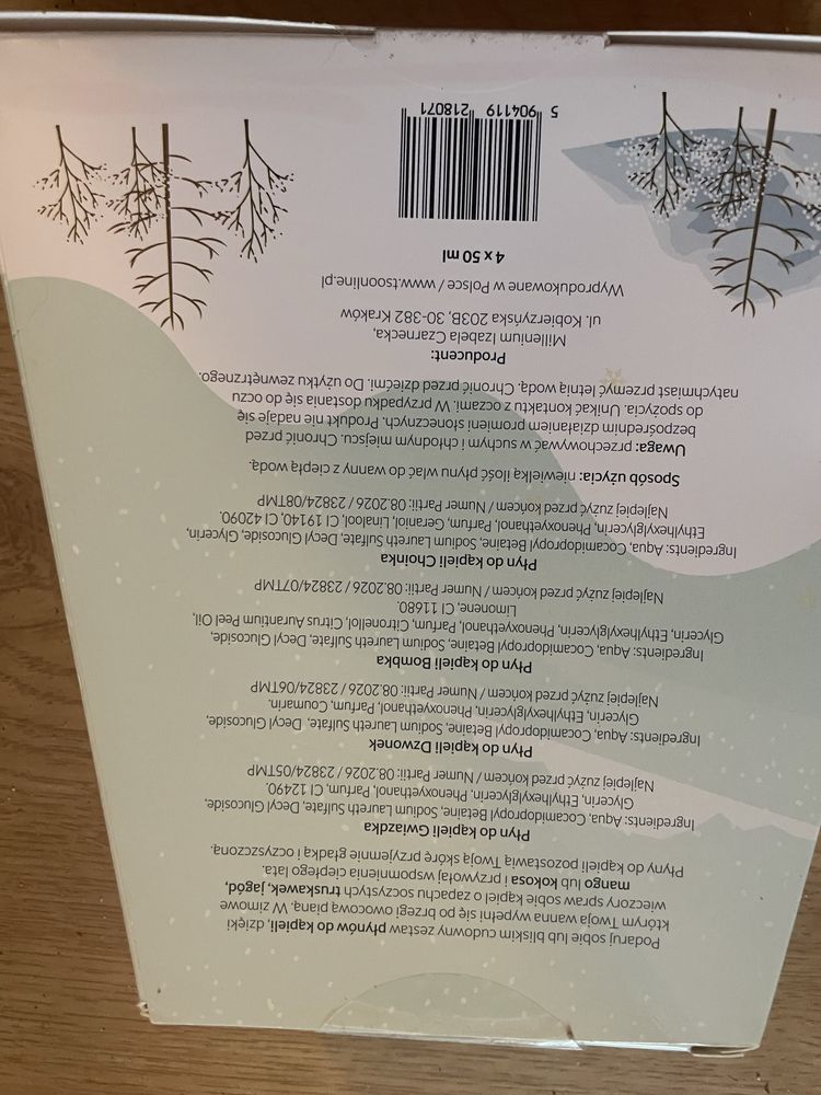 Plyny do kąpieli 4 x 50 ml Tso Moriri Rossmann