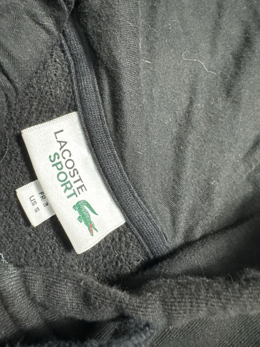 Как Новая Кофта Зип Худи Lacoste Оригинал Черная Размер S