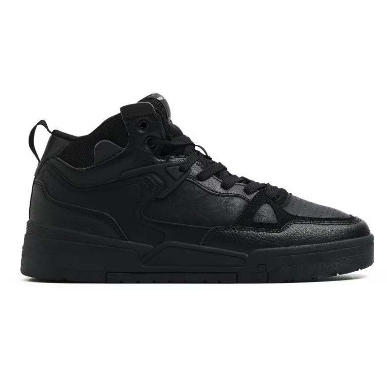 Nowe czarne męskie sznurowane wysokie buty sneakersy za kostkę Cropp