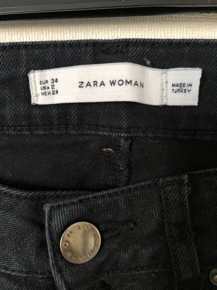 Чорні джинси Zara, розмір 34