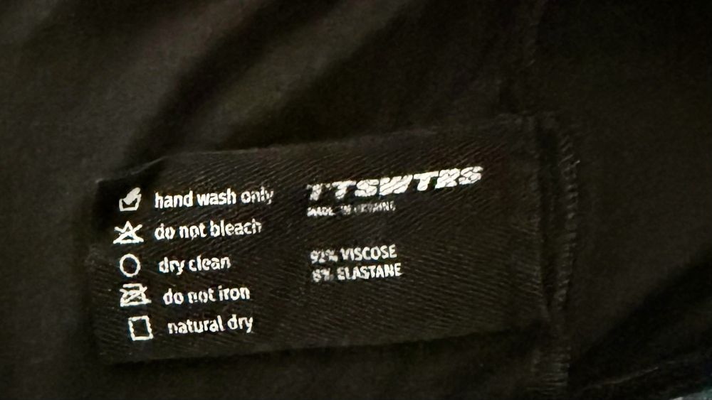 Така ціна до 3.12.2025 Боді чорний Ttswtrs оригинал