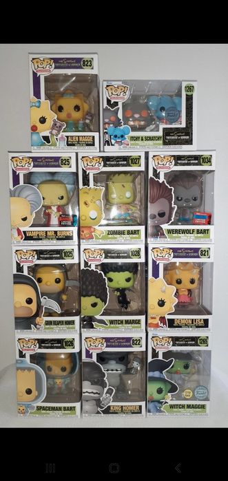 Funko The Simpsons Treehouse of Horror Collection set 11 Pops64552100575235120