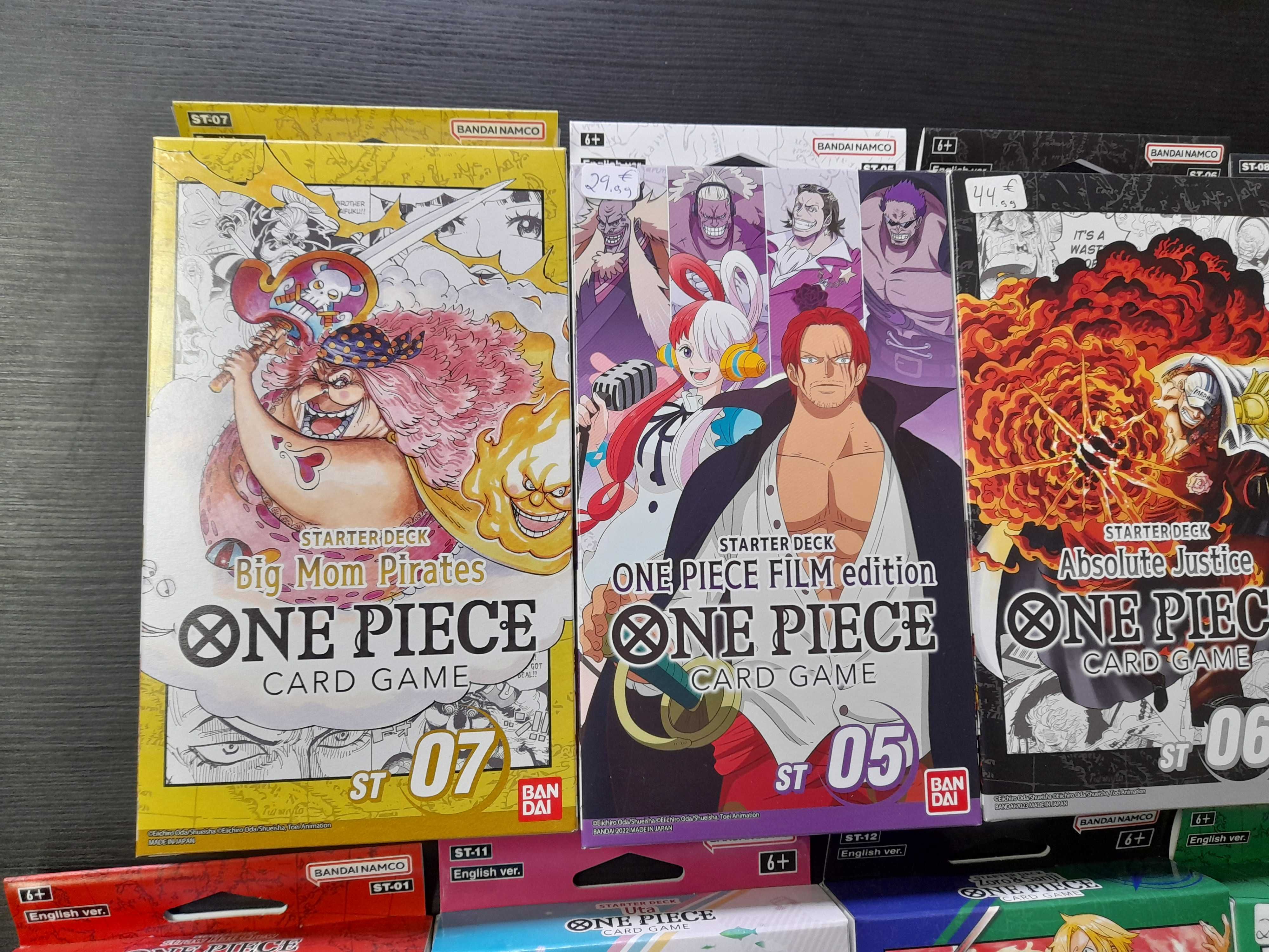 One Piece card game Starter Decks