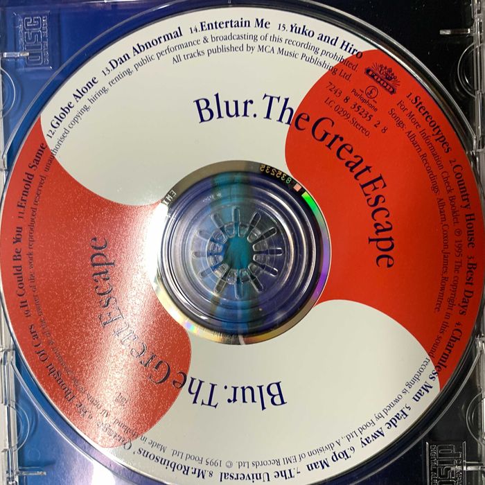 CD Blur – The Great Escape