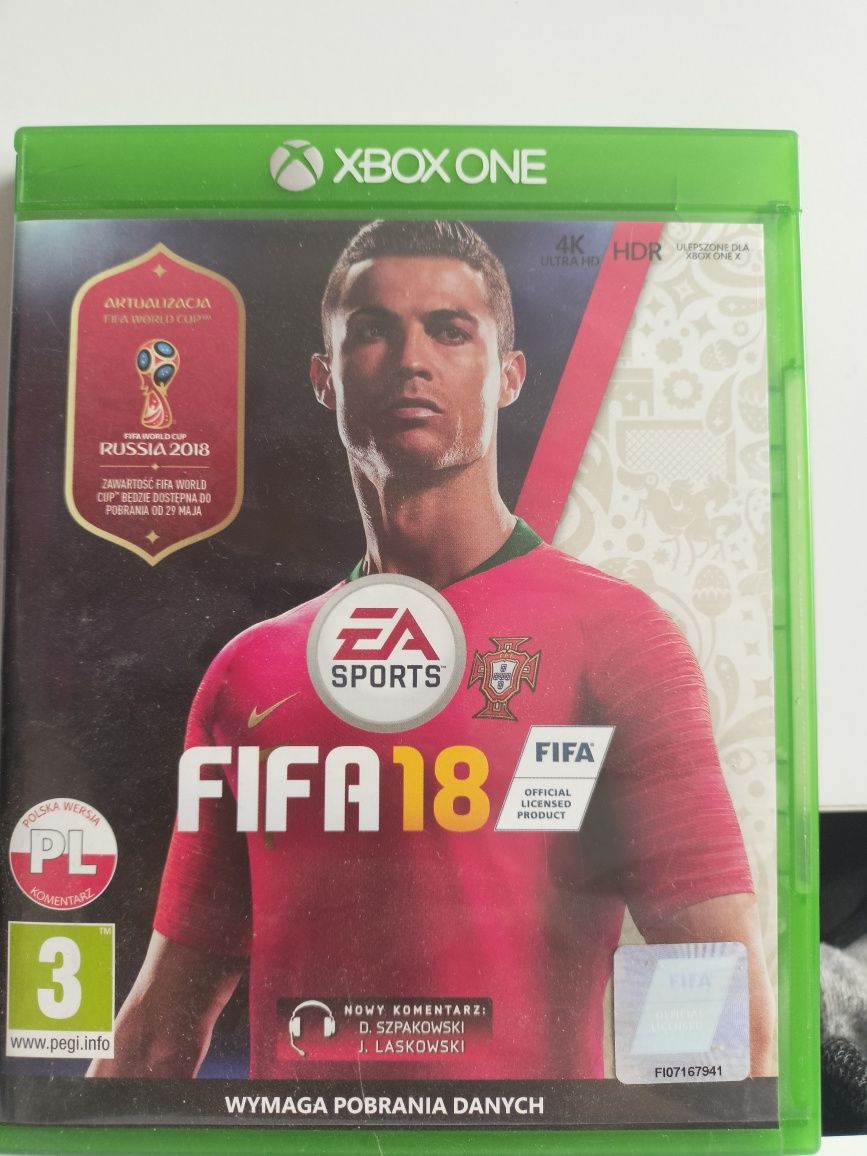 gra FIFA 18 na Xbox