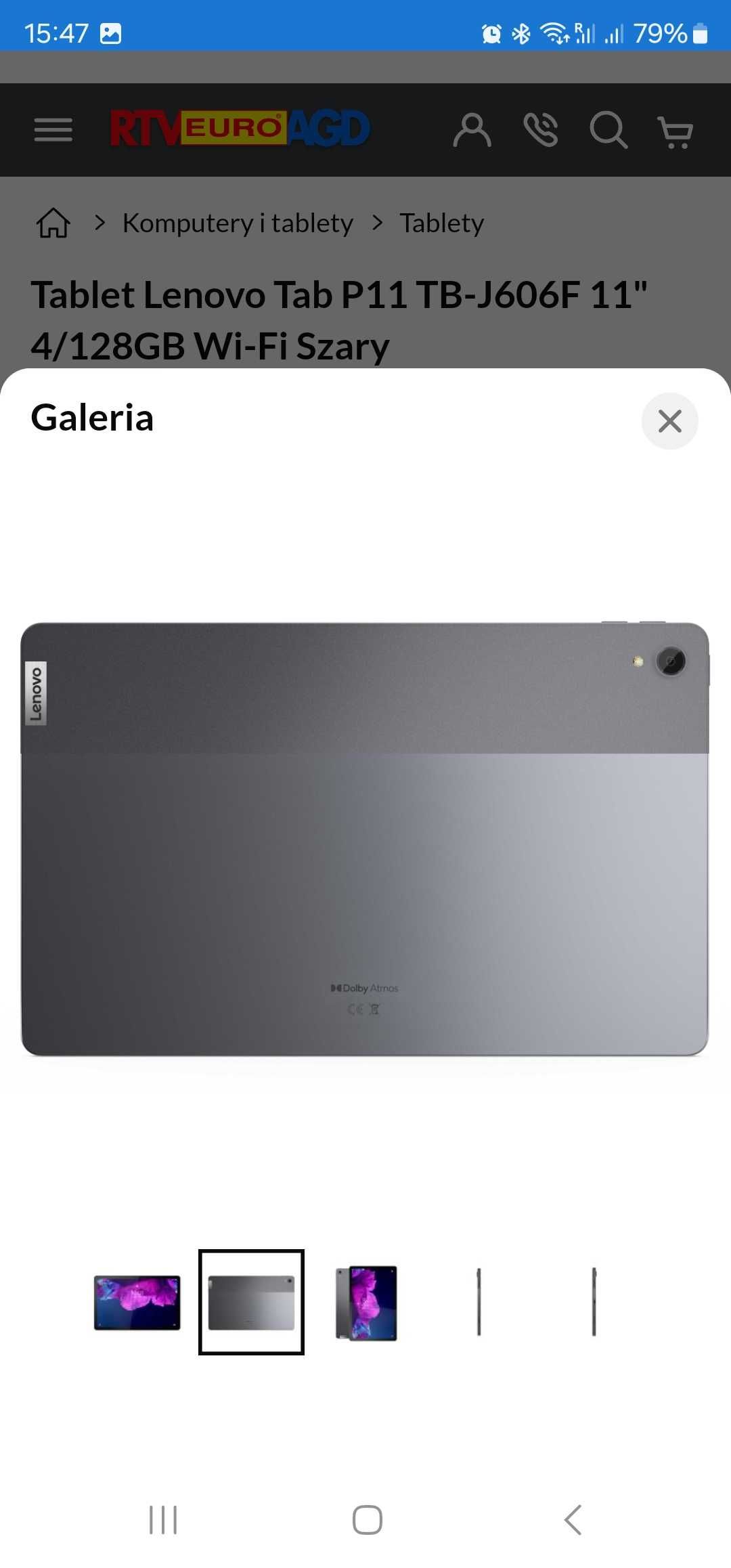 Tablet lenovo tab p 11