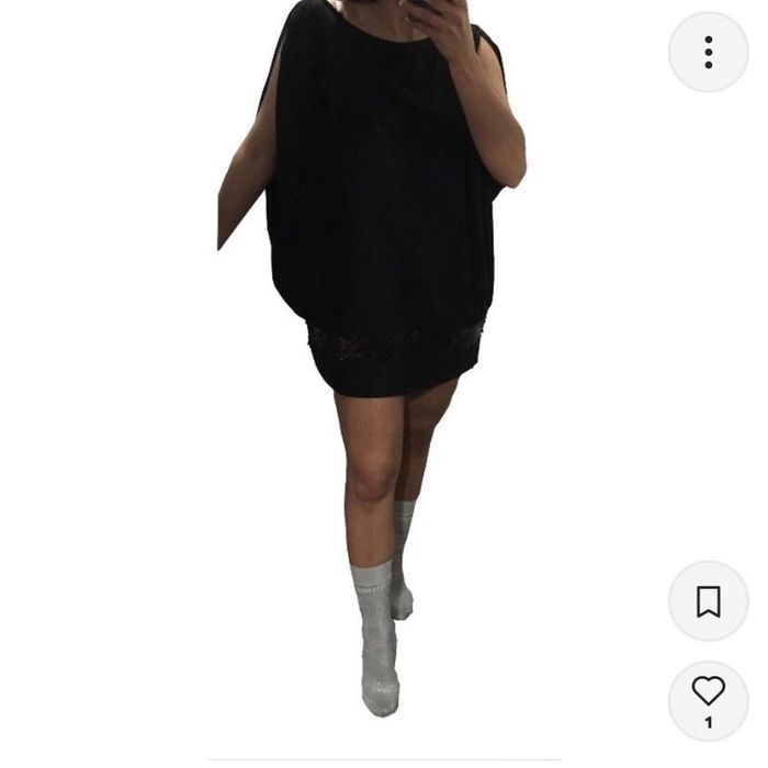 Vestido preto mini