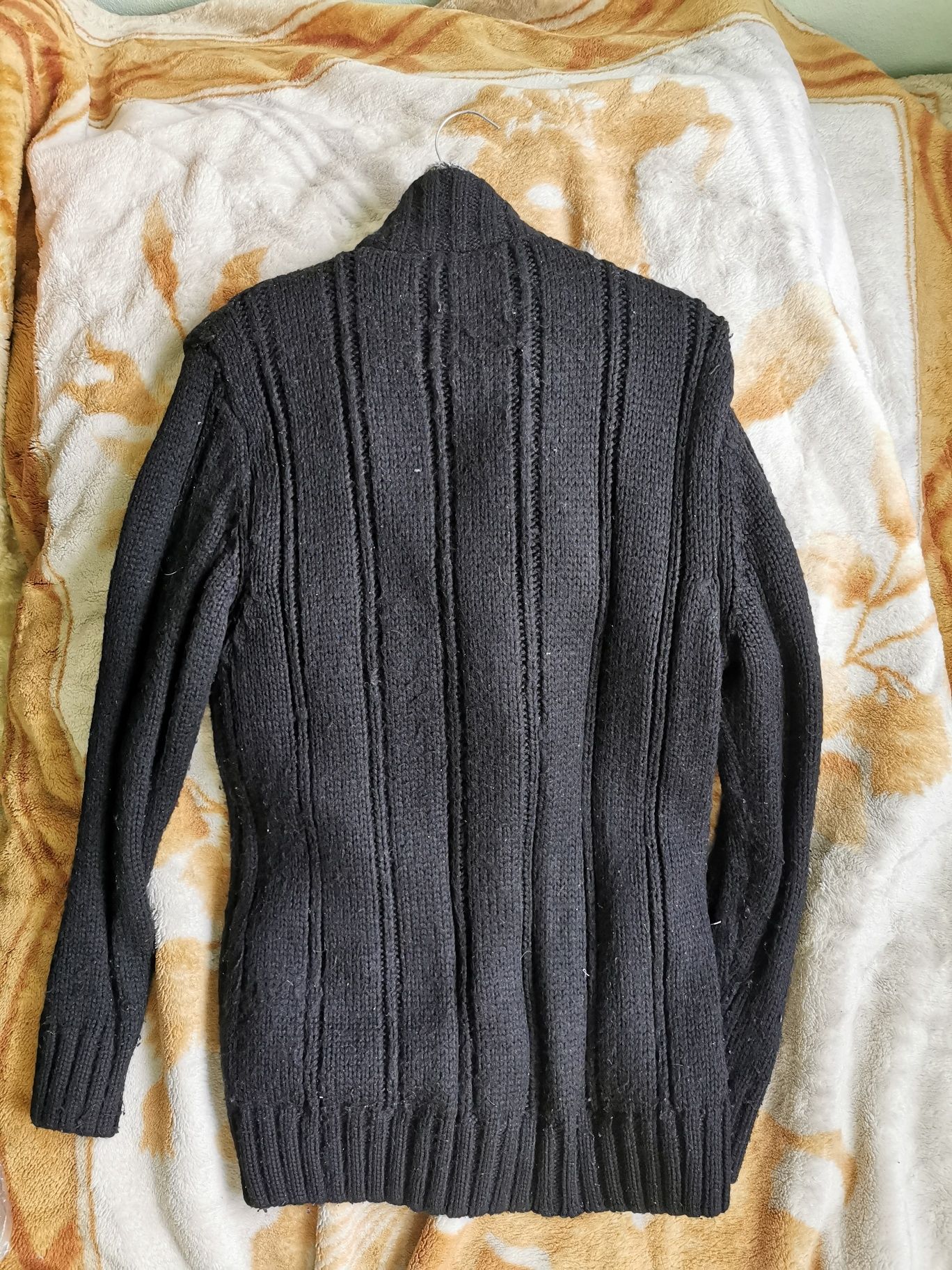 Sweter zimowy z futerkiem