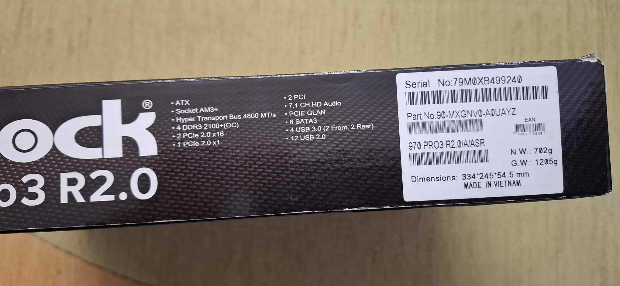 Motherboard ASROCK 970 Pro3 R2.0