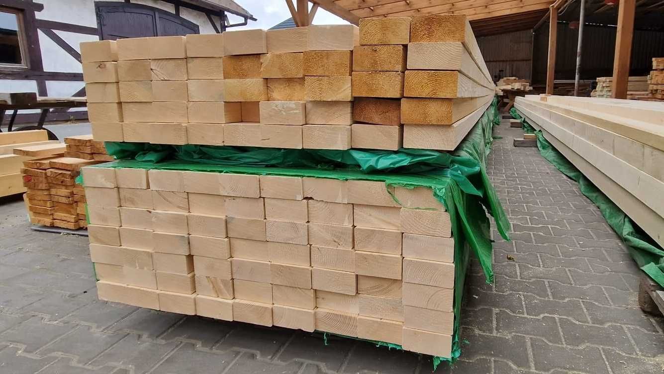 Drewno KVH suche, strugane świerkowe 13 m Cena przy zakupie na sztuki