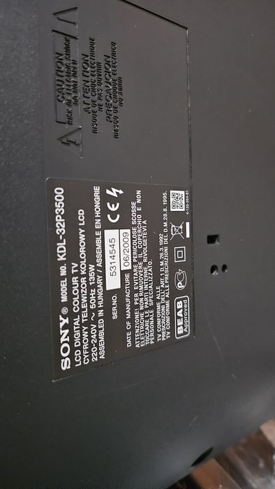 TV Sony Bravia 32" em perfeito estado