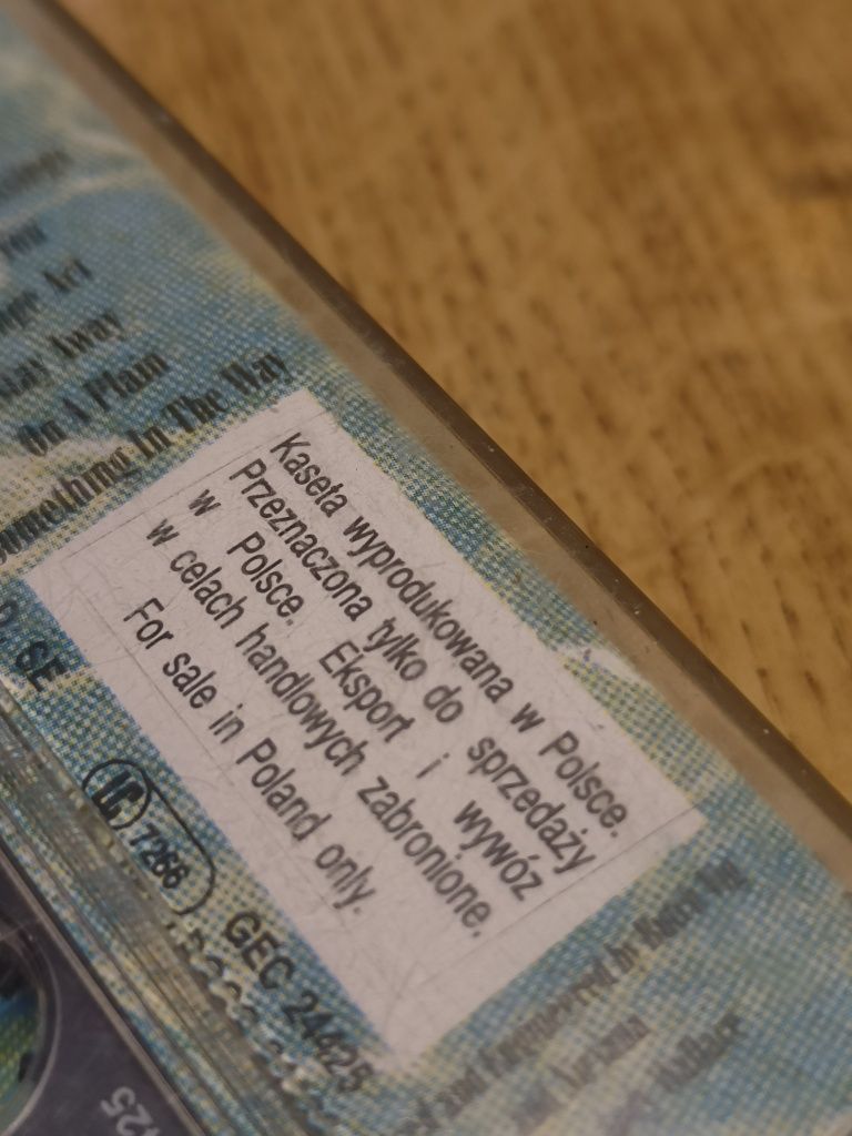 Oryginalna Kaseta Magnetofonowa Nirvana Nevermind Muzyka Audio