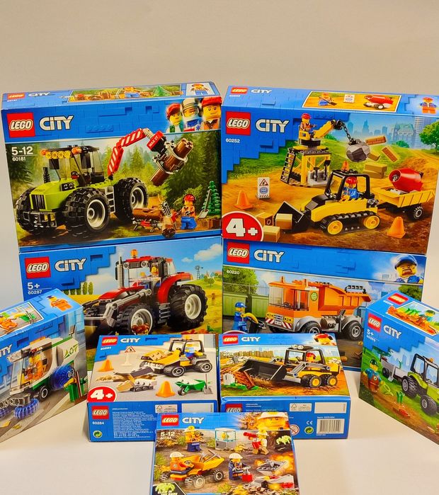 Lego City 60249, 60181, 60184, 60219, 60220, 60252, 60284, 60287,60390
