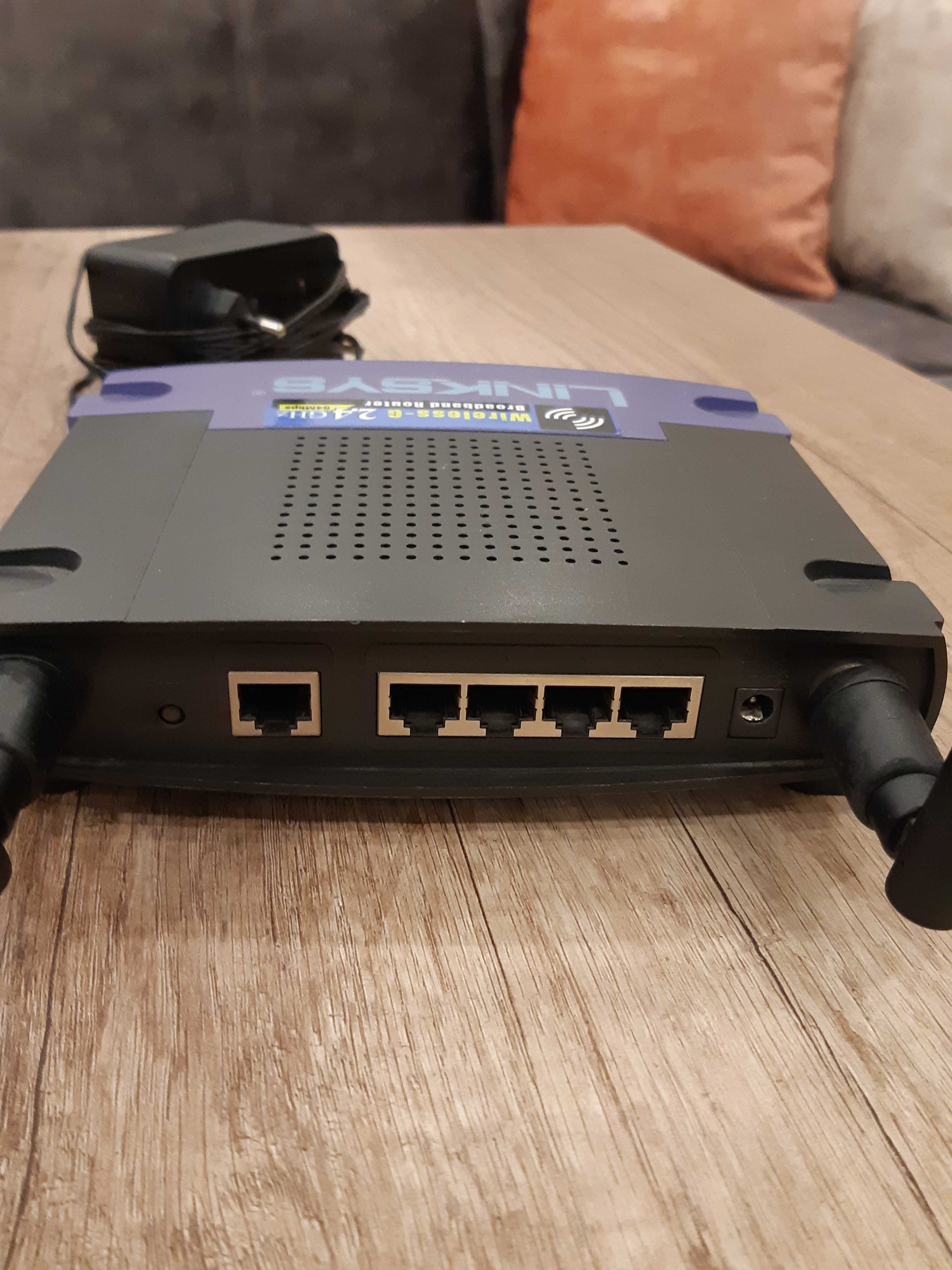 Router LINKSYS WRT54-G Wireless-G Broadband 2.4 GHZ sprawny + zasilacz