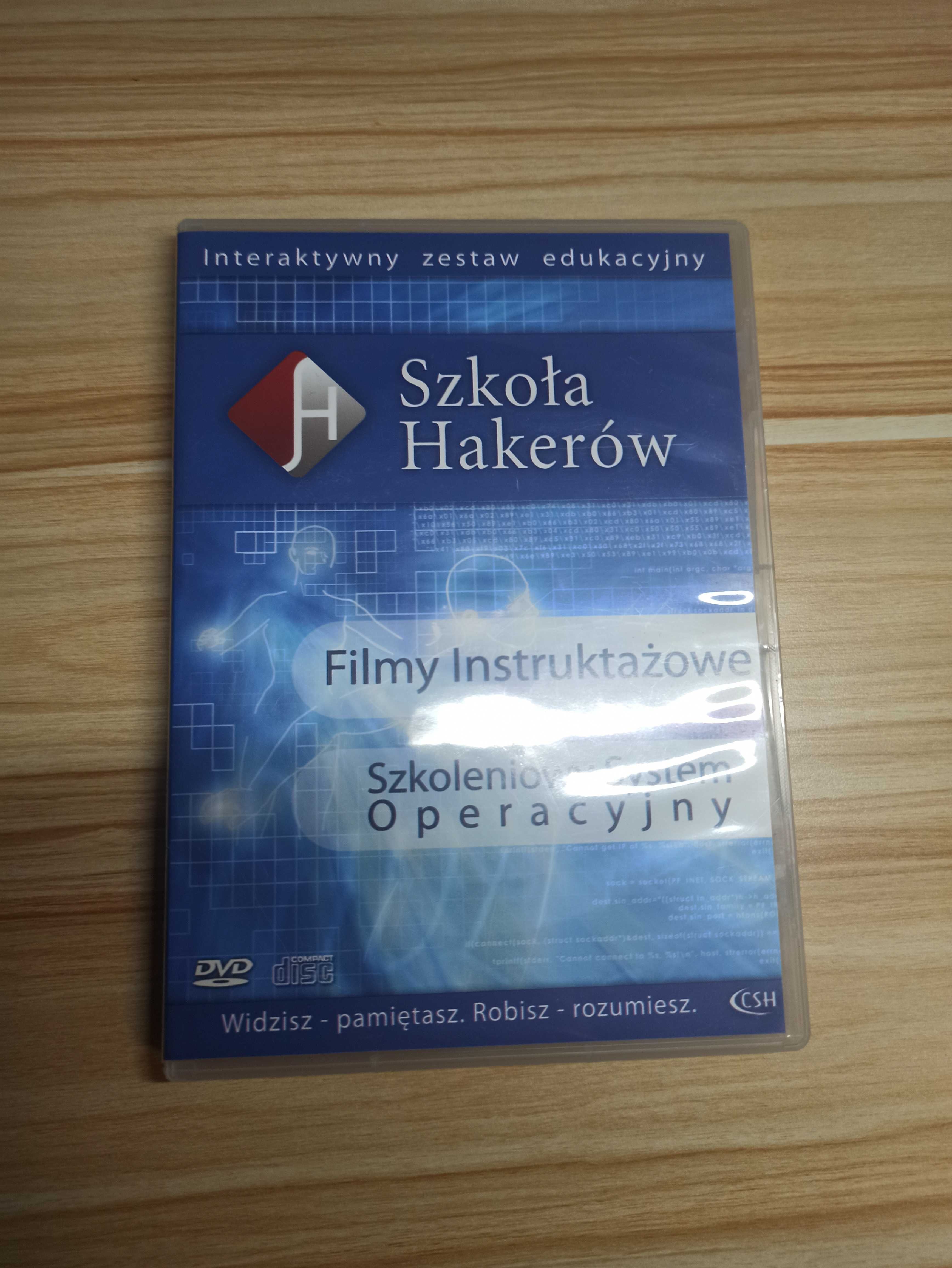 Książka Szkoła Hakerów Podręcznik + Filmy i system