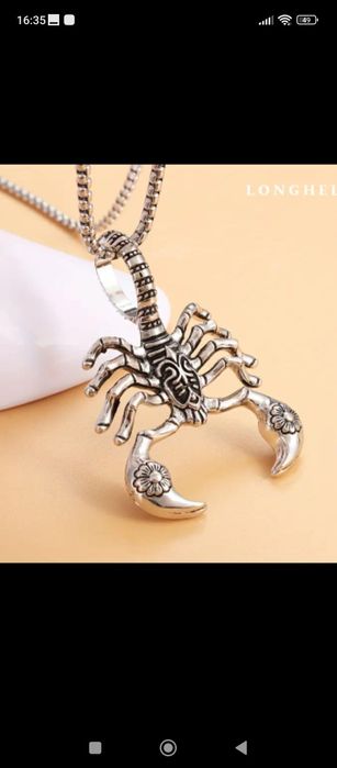 Łancuszek Nowa kolekcja  znak zodiaku kolor srebrny