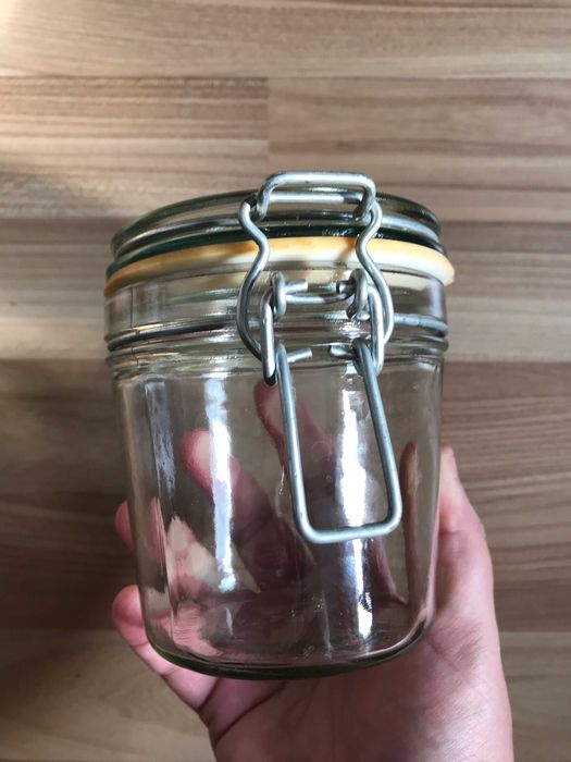 Pusty słoik wek z gumką 500ml przetwory miód