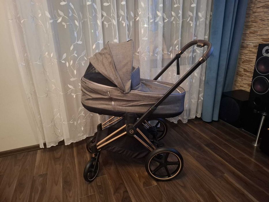 Cybex Priam 2.0 Platinum 3w1 Manhattan grey plus