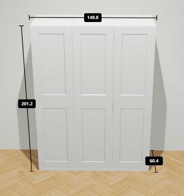 Roupeiro Branco 3 portas