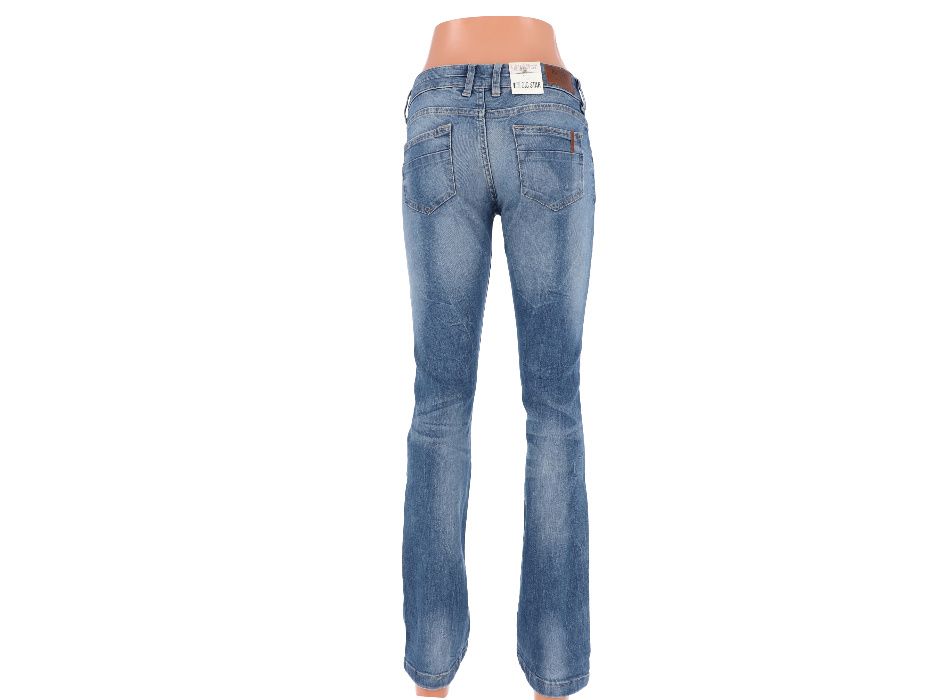 Jasne, cieniowane jeansy marki Big Star, rozmiar 25 (32)