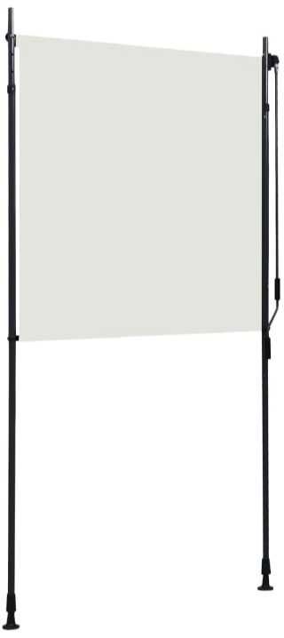 Estore de rolo para exterior 120x270 cm creme