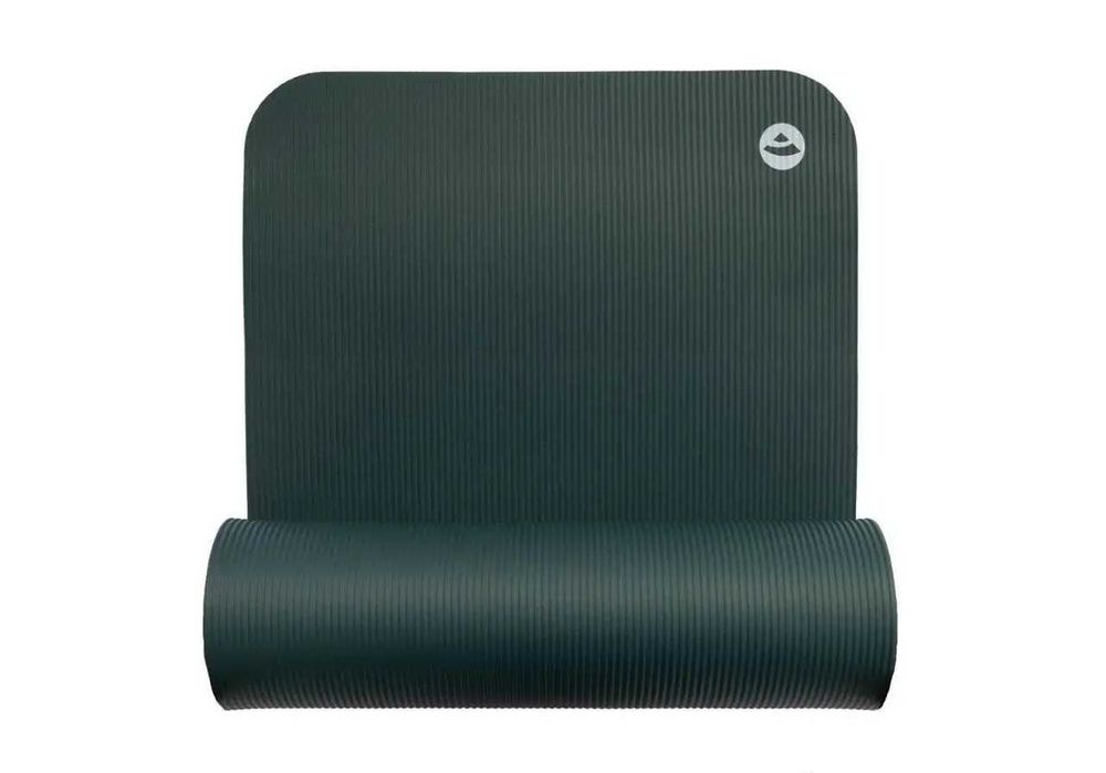Килимок для фітнесу та пілатесу Bodhi 185x60x1.5 см темно-зелений