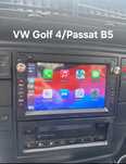 Rádio Android 13 com GPS Volkswagen Golf 4/Passat B5/SEAT LEON