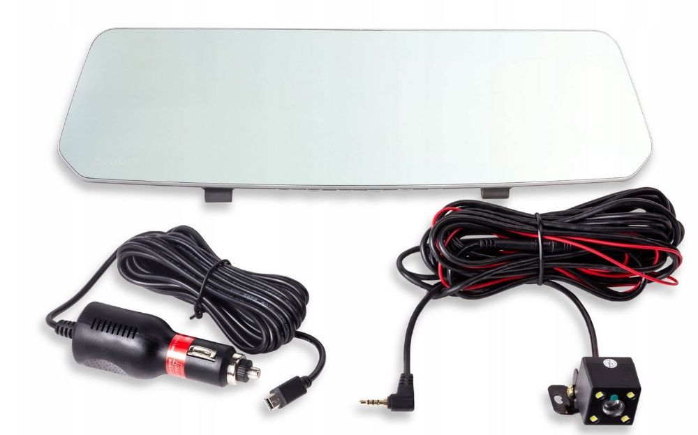Nowa Kamera Samochodowa Wideo rejestrator OVERMAX MIRROR Lusterko F HD