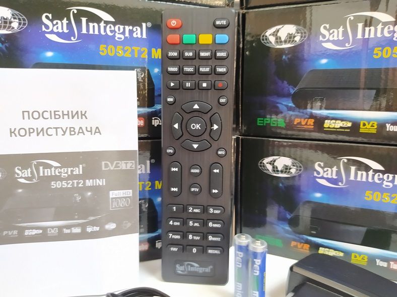 Приставка Т2 приемник DVB-T2 Sat Integral 5052 Mini тюнер YouTube IPTV