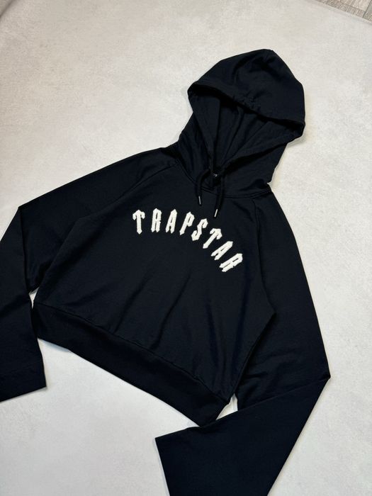 Худи Trapstar avangard Y2K черный женский (оригинал)