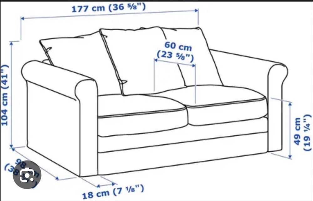 Sofa Gronlid 2-osobowa IKEA jasnozielona!!!