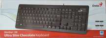 Teclado com Fios Genius SlimStar 130 | Preto - USB