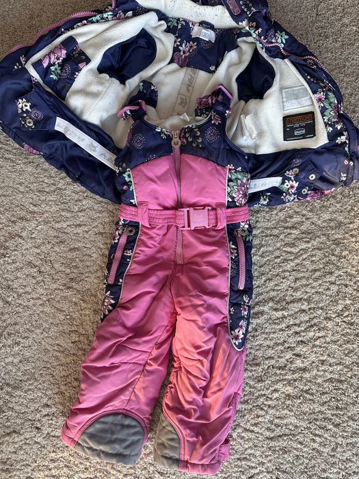 Куртка зимова, комбінезон  chicco  110