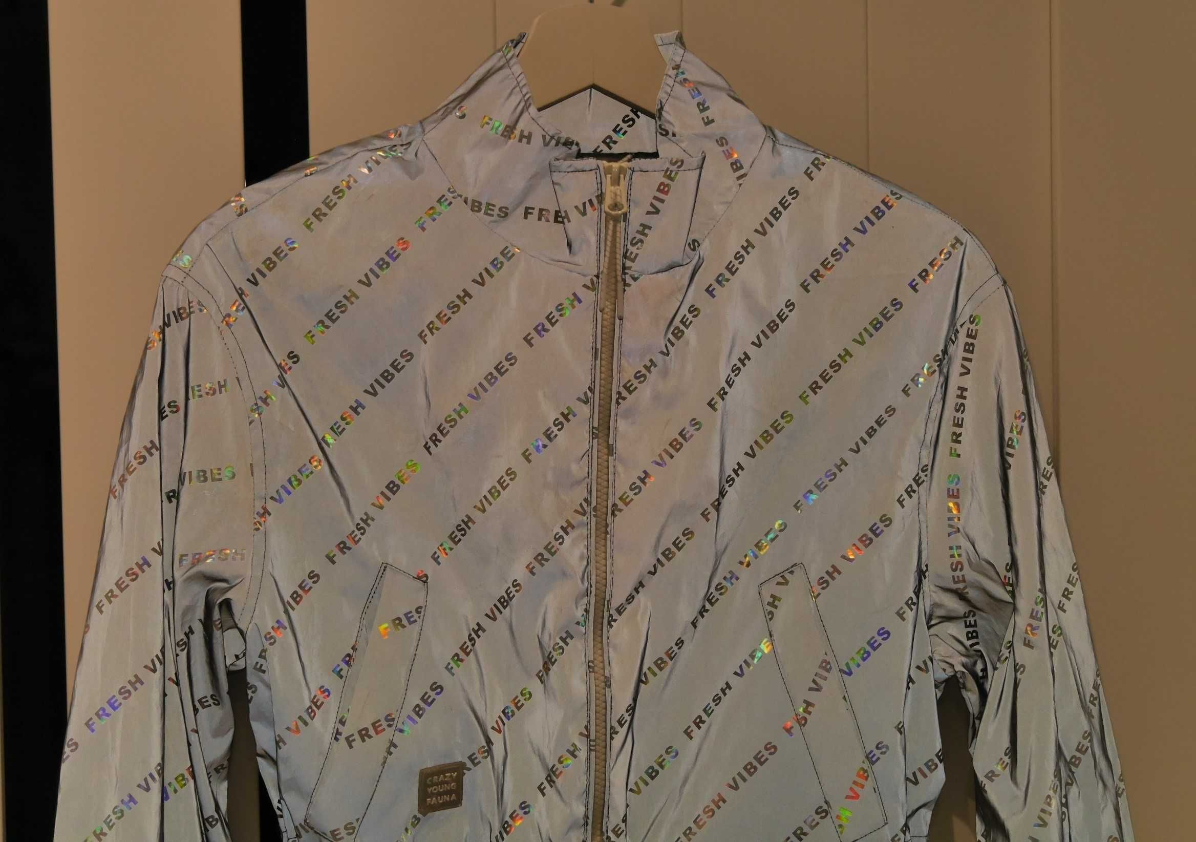 Bershka kurtka świecąca w ciemności 34 XS