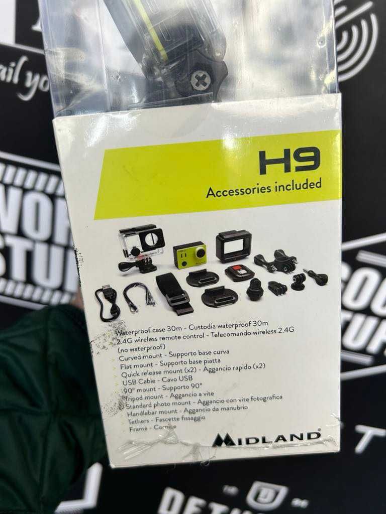 Kamera sportowa Midland H9 ActionCam, nowa, faktura VAT