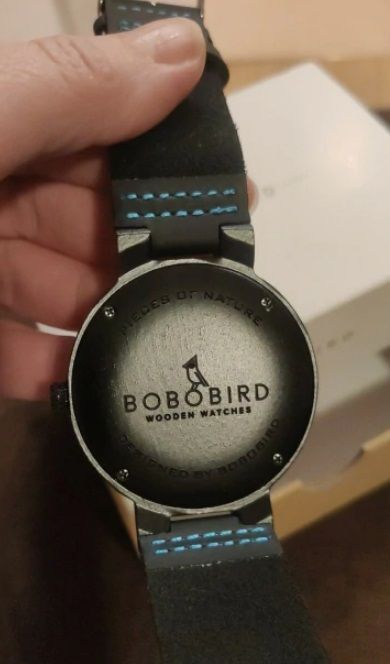 мужские кварцевые деревянные часы BOBO BIRD