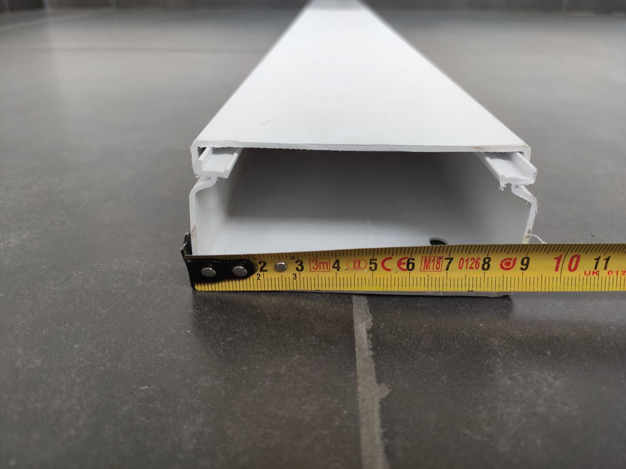 Kanał podtynkowy telewizyjny kablowy ok. 105cm 90x40 płaski kortyko 1m