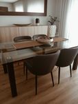 Mesa de sala em vidro
