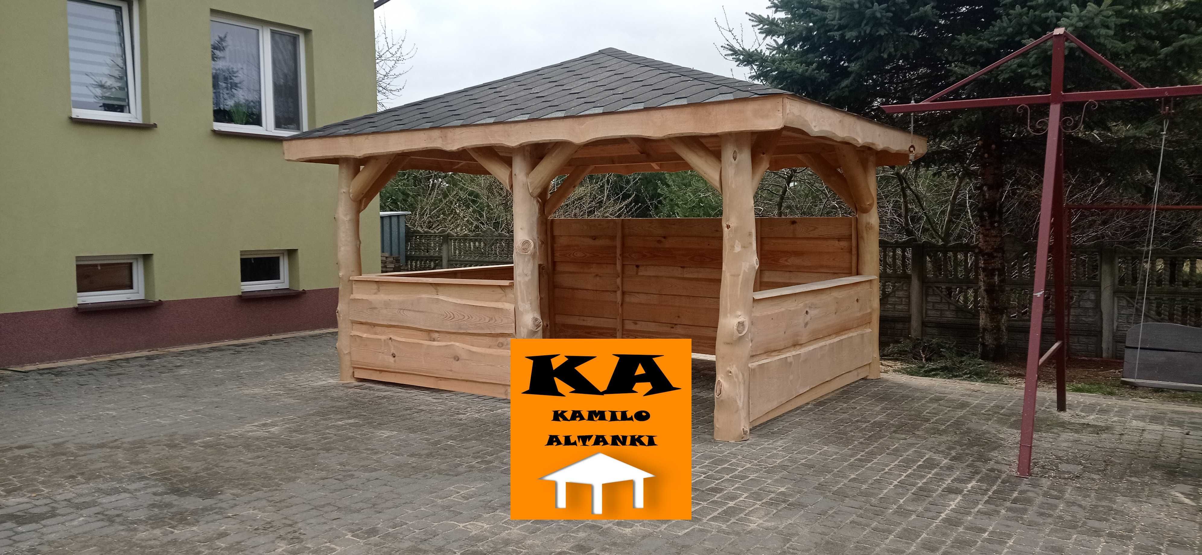 Altanka z bala Altana Altanki Altany Ogrodowa