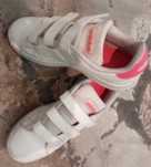 Białe adidasy sneakersy rzepy R 34 dziewczynka