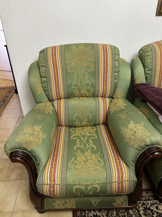 Sofá vintage + 2 poltronas