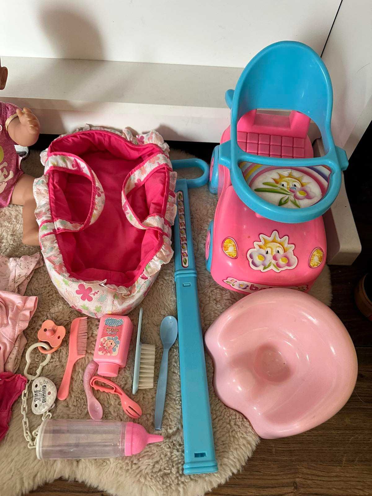 zestaw lalka baby born zapf creation autko chodzik