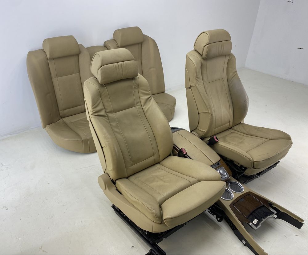 Bmw 7 E65 fotele fotel kanapa tunel wnetrze tapicekra